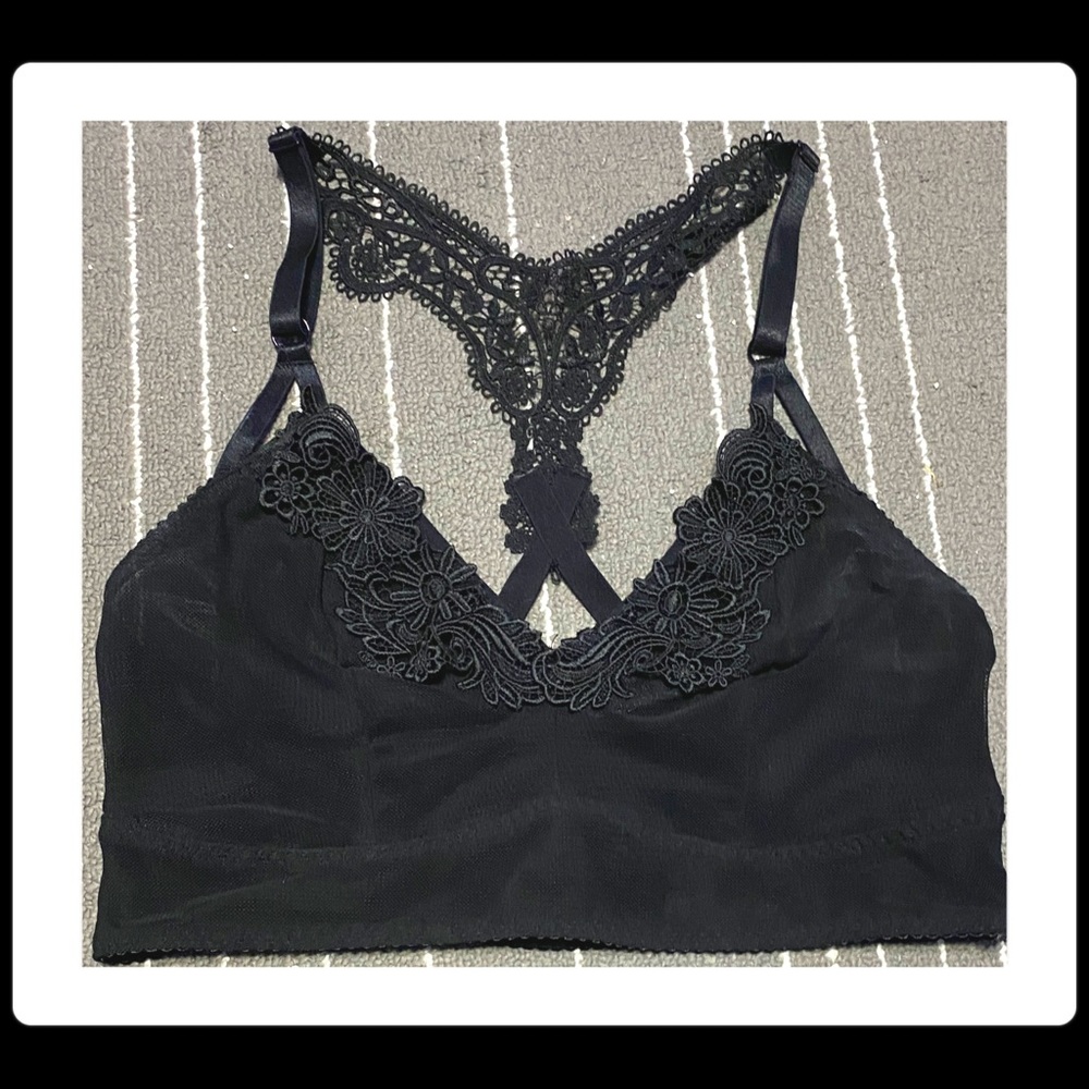 Torrid OS Black Bralette